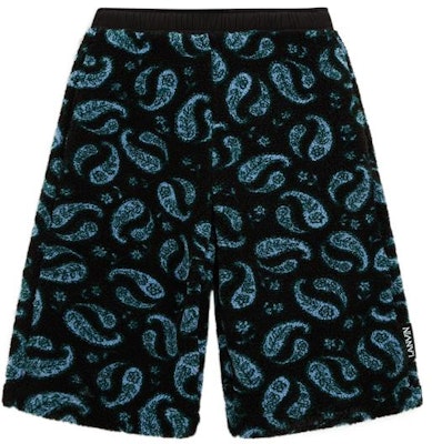 Lanvin SS22 Celana Pendek Kasual Motif Paisley Hitam RM-TR0176-5209-P22 Order Lanvin SS22 Celana Pendek Kasual Motif Paisley Hitam RM-TR0176-5209-P22