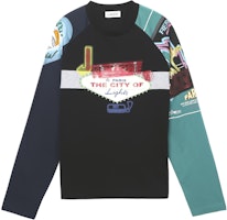 Lanvin SS22 Vintage Print Colorblock Crewneck Sweatshirt . RM-SS0002-J190-P22 Lanvin SS22 Vintage Print Colorblock Crewneck Sweatshirt . RM-SS0002-J190-P22