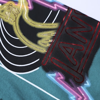 Sudadera Lanvin SS22 Vintage Estampado Colorblock Cuello Redondo. RM-SS0002-J190-P22 Sizing Sudadera Lanvin SS22 Vintage Estampado Colorblock Cuello Redondo. RM-SS0002-J190-P22