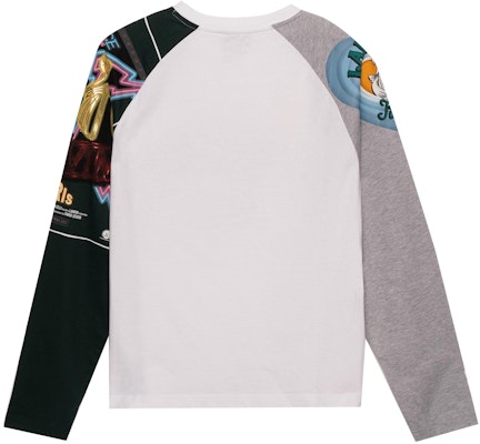 Sudadera Blanca Lanvin SS22 Estampado Vintage Cuello Redondo Hombre. RM-SS0002-J190-P22-00 Lookbook Sudadera Blanca Lanvin SS22 Estampado Vintage Cuello Redondo Hombre. RM-SS0002-J190-P22-00