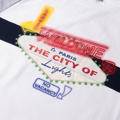 Sudadera Blanca Lanvin SS22 Estampado Vintage Cuello Redondo Hombre. RM-SS0002-J190-P22-00 Sizing Sudadera Blanca Lanvin SS22 Estampado Vintage Cuello Redondo Hombre. RM-SS0002-J190-P22-00