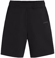 Lanvin SS23 Black Casual Shorts with Solid Color Logo Embroidery. RM-TR0018-5583-P2310 Lanvin SS23 Black Casual Shorts with Solid Color Logo Embroidery. RM-TR0018-5583-P2310