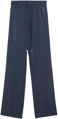 Lanvin SS23 Joggers Azules de Lana con Bordado y Cordón. RM-TR9117-4576-A22291 Order Lanvin SS23 Joggers Azules de Lana con Bordado y Cordón. RM-TR9117-4576-A22291