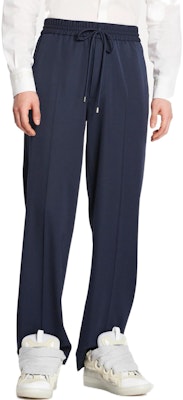 Lanvin SS23 Joggers Azules de Lana con Bordado y Cordón. RM-TR9117-4576-A22291 Purchase Lanvin SS23 Joggers Azules de Lana con Bordado y Cordón. RM-TR9117-4576-A22291