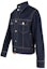 Shop Chaqueta Vaquera Lanvin SS23 Color Sólido Azul Oscuro. RM-JA0135-D006-A2229