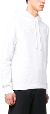 Sudadera con Capucha Blanca Bordada con Logo Lanvin SS23. RM-HO0001-J210-P2301 Purchase Sudadera con Capucha Blanca Bordada con Logo Lanvin SS23. RM-HO0001-J210-P2301