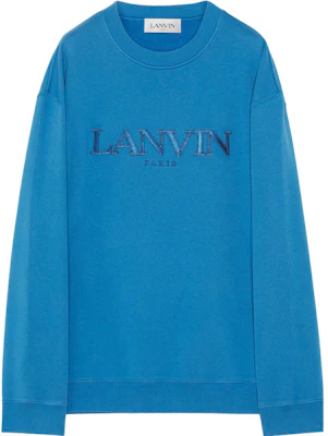 Lanvin SS23 Blue Letter Print Casual Sweatshirt RM-SS0004-J210-A23296 Buy Lanvin SS23 Blue Letter Print Casual Sweatshirt RM-SS0004-J210-A23296