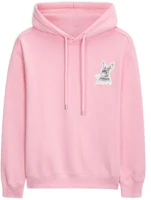 Lanvin SS23 Botanica Pink Hoodie with Floral Embroidery Unisex RW-HOY003-J301-P2350 Lanvin SS23 Botanica Pink Hoodie with Floral Embroidery Unisex RW-HOY003-J301-P2350