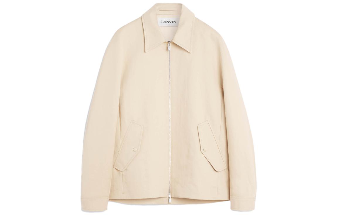 Lanvin SS23 Casual Khaki Zipper Jacket RM-OU0001-5632-E23081