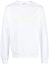 Order Lanvin SS23 Embroidered Logo Crewneck Long Sleeve Sweatshirt White RM-SS0001-J209-P2301