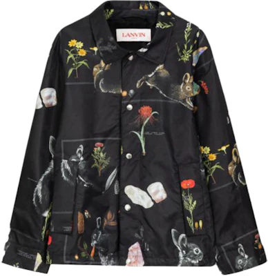 Lanvin SS23 Floral Animal Print Slim Fit Single-Breasted Jacket RM-JAY028-5613-P2310 Buy Lanvin SS23 Floral Animal Print Slim Fit Single-Breasted Jacket RM-JAY028-5613-P2310