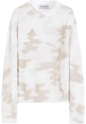 Lanvin SS23 Multicolor Logo Embroidered Tie-Dye Pullover Hoodie Beige Men RM-SS0001-J022-A22052 Buy Lanvin SS23 Multicolor Logo Embroidered Tie-Dye Pullover Hoodie Beige Men RM-SS0001-J022-A22052