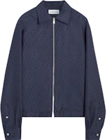 Lanvin SS23 Solid Jacquard Collared Long Sleeve Jacket Blue () RM-SI0007-5394-A22291 Lanvin SS23 Solid Jacquard Collared Long Sleeve Jacket Blue () RM-SI0007-5394-A22291