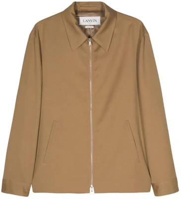 蘭文 SS24 雪松棕色拉鍊翻領休閒外套 RM-OU0007-5857-P24 Order 蘭文 SS24 雪松棕色拉鍊翻領休閒外套 RM-OU0007-5857-P24