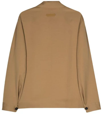 蘭文 SS24 雪松棕色拉鍊翻領休閒外套 RM-OU0007-5857-P24 Lookbook 蘭文 SS24 雪松棕色拉鍊翻領休閒外套 RM-OU0007-5857-P24