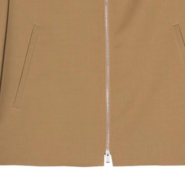 Sizing 蘭文 SS24 雪松棕色拉鍊翻領休閒外套 RM-OU0007-5857-P24