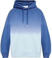 Lanvin SS24 Gradient Effect Oversized Hoodie Blue RMHO0009-J132E24-270 Lanvin SS24 Gradient Effect Oversized Hoodie Blue RMHO0009-J132E24-270