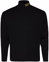 Lanvin SS24 Logo Appliqué High-Neck Pullover Sweatshirt Obsidian Black () RU-TO0030-J116-P24 Lanvin SS24 Logo Appliqué High-Neck Pullover Sweatshirt Obsidian Black () RU-TO0030-J116-P24