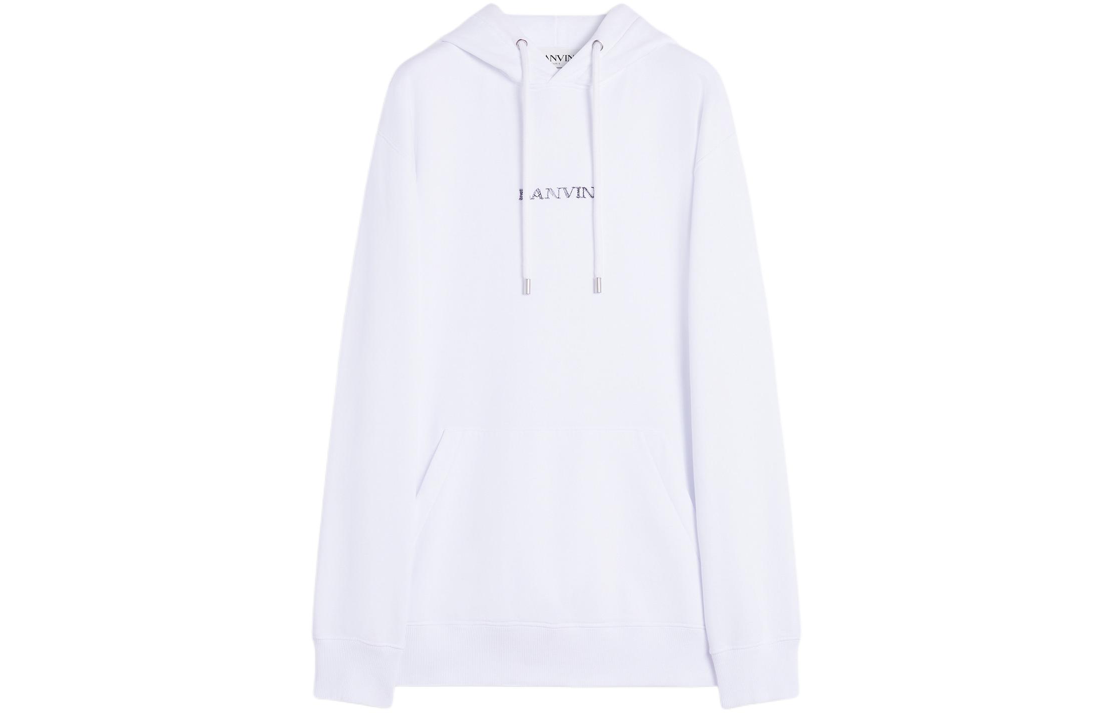 Order Lanvin SS24 標誌印花連帽衫 男女同款長袖 RU-HO0009-J110-P24