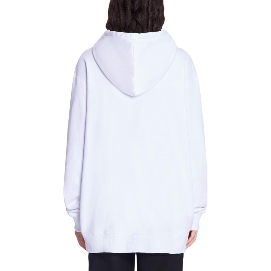 Shop Lanvin SS24 標誌印花連帽衫 男女同款長袖 RU-HO0009-J110-P24