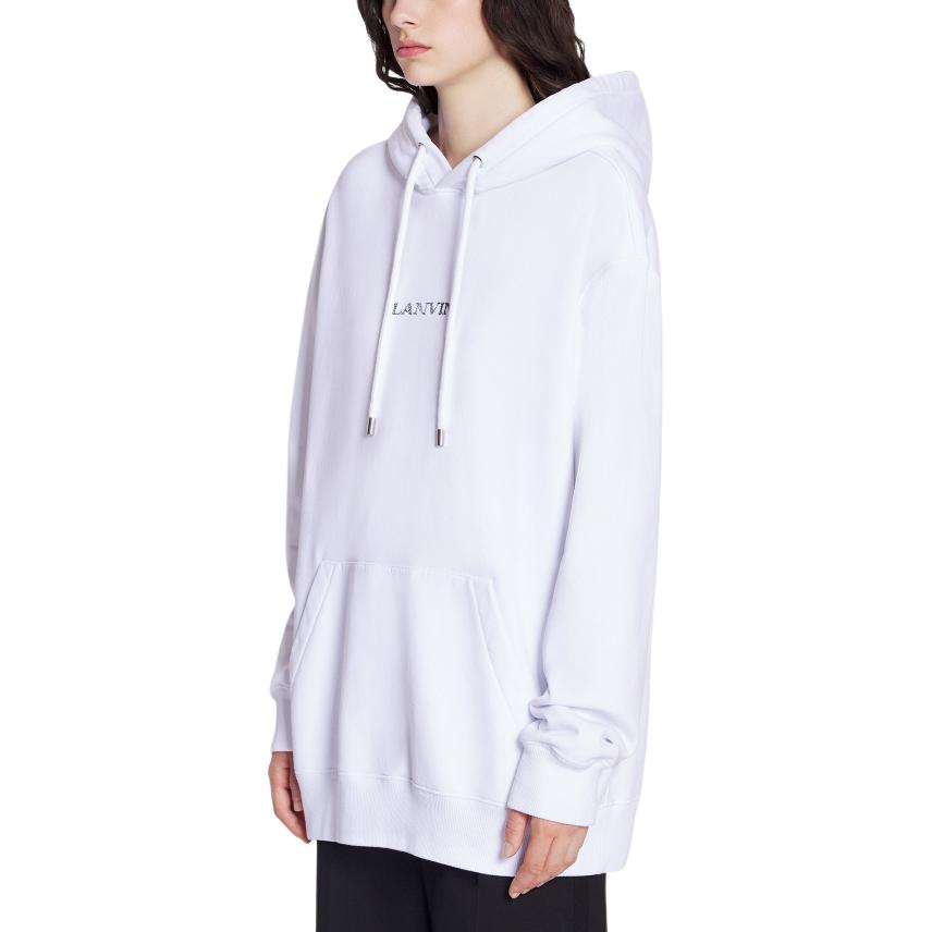 Purchase Lanvin SS24 標誌印花連帽衫 男女同款長袖 RU-HO0009-J110-P24