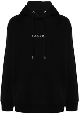 Lanvin SS24 標誌印花連帽衫 男女同款長袖 RU-HO0009-J110-P24 Sizing Lanvin SS24 標誌印花連帽衫 男女同款長袖 RU-HO0009-J110-P24