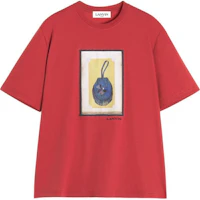 Order Lanvin 男士紅色字母印花短袖T恤 SS24款式 RM-TS0010-J153-A24