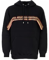 Lanvin Striped Hooded Drawstring Sweatshirt Black - Edition RMHO0009J199A2310 Lanvin Striped Hooded Drawstring Sweatshirt Black - Edition RMHO0009J199A2310