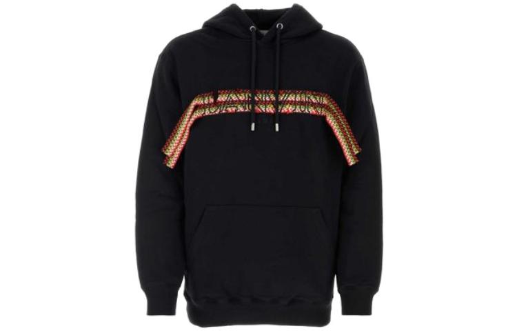 Order Sudadera con Capucha Rayada con Cordón Lanvin Negra - Edición RMHO0009J199A2310