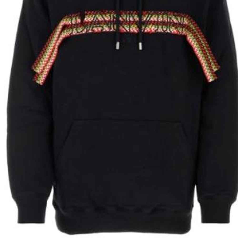 Sizing Sudadera con Capucha Rayada con Cordón Lanvin Negra - Edición RMHO0009J199A2310