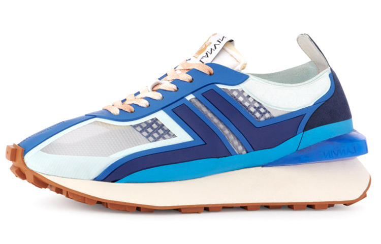 Lanvin Tech Fabric Sneakers 'Blue Textured'