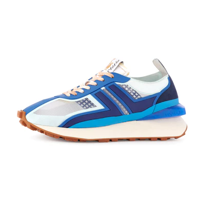 Lanvin Tech Fabric Sneakers 'Blue Textured'