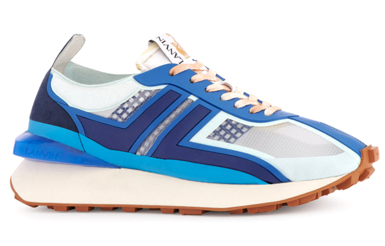 Lanvin Tech Fabric Sneakers 'Blue Textured' 圖 2