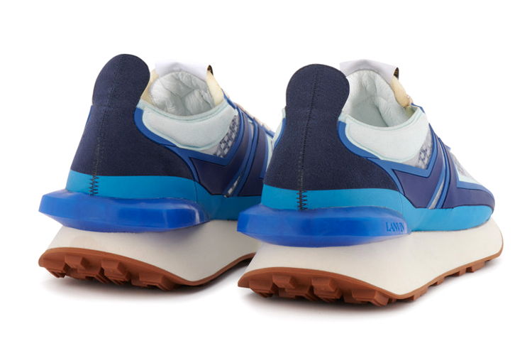 Lanvin Tech Fabric Sneakers 'Blue Textured' 圖 3