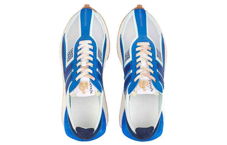 Lanvin Tech Fabric Sneakers 'Blue Textured' 圖 4