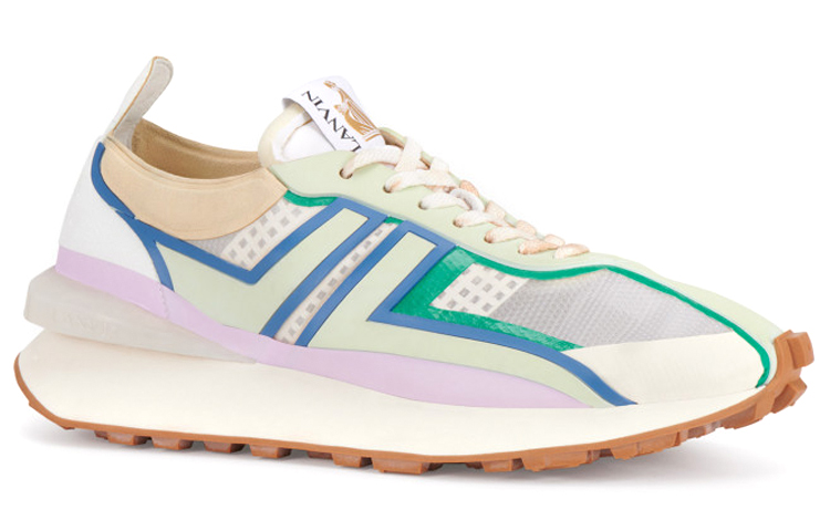 Lanvin Textured Fabric Sneakers 'Beige' 圖 2