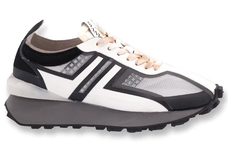 Lanvin Textured Tech Fabric Sneakers 'Black' 圖 2