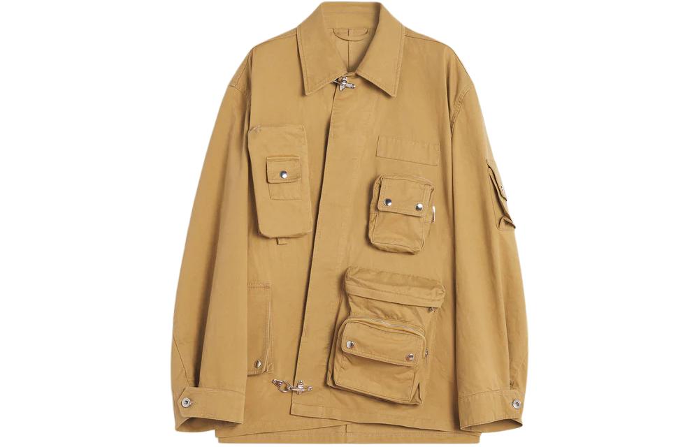 Lanvin Unisex Sand Classic Pocket Button Long-Sleeve Jacket RM-JA0044-5921-P24081