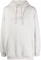 Lanvin White Oversized Hoodie with Logo Embroidery RMHO0009J210A2304 Lanvin White Oversized Hoodie with Logo Embroidery RMHO0009J210A2304
