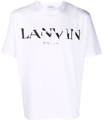 Lanvin Kaos Putih Lengan Pendek Logo Huruf RU-TS0005-J091-E211 Order Lanvin Kaos Putih Lengan Pendek Logo Huruf RU-TS0005-J091-E211