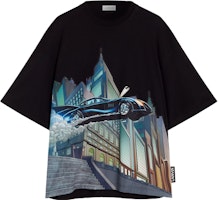 Lanvin x Batman SS22 Batmobile Graphic Crewneck Black T-Shirt. RM-TS0009-J234-E2210 Lanvin x Batman SS22 Batmobile Graphic Crewneck Black T-Shirt. RM-TS0009-J234-E2210