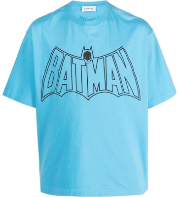 Camiseta Hombre Lanvin x Batman SS22 Azul Estampado Gráfico Manga Corta. RM-TS0009-J232-E22224 Order Camiseta Hombre Lanvin x Batman SS22 Azul Estampado Gráfico Manga Corta. RM-TS0009-J232-E22224
