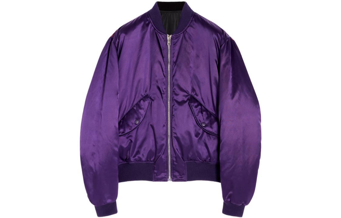 Lanvin Batman SS22 Lightweight Batman Pilot Jacket Unisex Purple RM-OU0007-5254-E2279