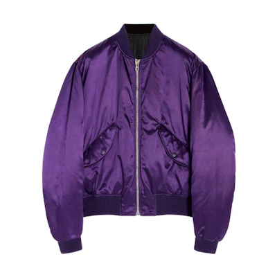Lanvin Batman SS22 Lightweight Batman Pilot Jacket Unisex Purple RM-OU0007-5254-E2279