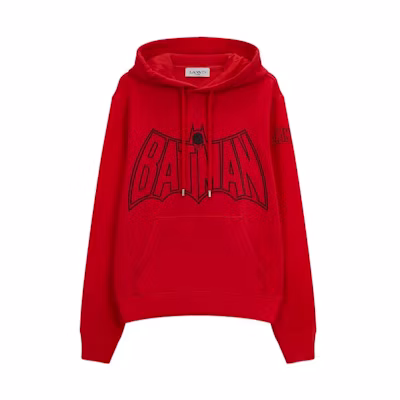 Lanvin Batman SS22 Red Bat Graphic Pullover Hoodie Edition. RM-HO0010-J251-E2237