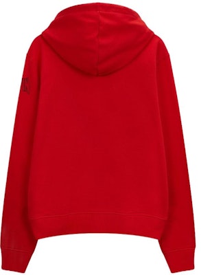 Sudadera con capucha roja Lanvin x Batman SS22 Gráfica de Murciélago Edición. RM-HO0010-J251-E2237 Lookbook Sudadera con capucha roja Lanvin x Batman SS22 Gráfica de Murciélago Edición. RM-HO0010-J251-E2237