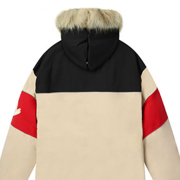 Details for Lanvin x FILA  Colorblock Zip Hoodie Long-Sleeve Jacket Beige. RM-OU0030-5147-H21
