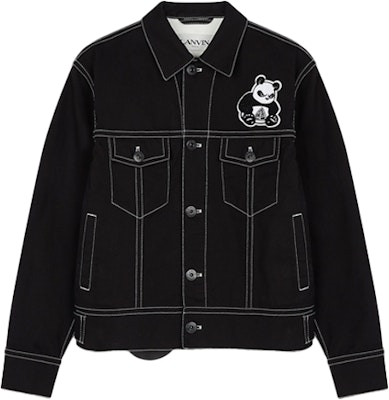 Chaqueta Vaquera Negra Lanvin x FILA Colorblock Panda de Manga Larga. RM-JA0035-D042-H21 Buy Chaqueta Vaquera Negra Lanvin x FILA Colorblock Panda de Manga Larga. RM-JA0035-D042-H21