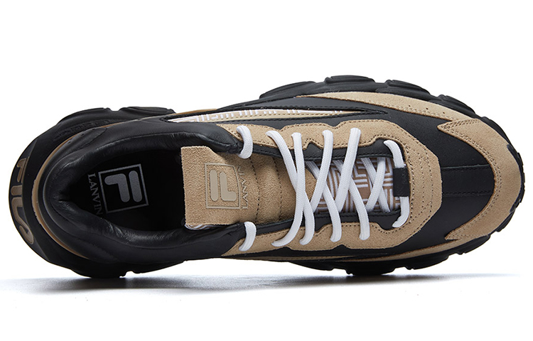 Lookbook Zapatillas Bajas FILA Lanvin x Running Amarillas 'Negras'. F12M144145FBN