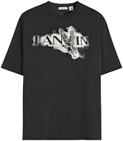 Lanvin x FUTURE Letter Eagle Print Casual Crewneck T-Shirt. RU-TS0037-J118-P2410 Lanvin x FUTURE Letter Eagle Print Casual Crewneck T-Shirt. RU-TS0037-J118-P2410